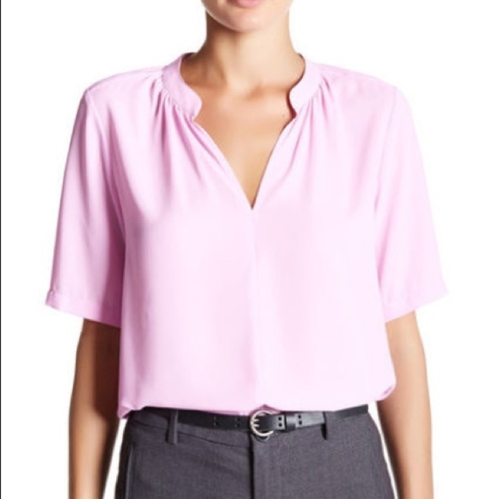 NYDJ Women's Double Georgette Pop Over Blouse